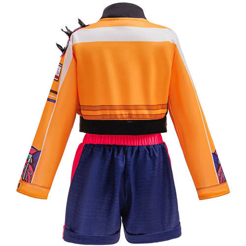 Costume Halloween Fille - Déguisement Carnaval Multi-Personnages, Ensemble Haut/Short/Veste
